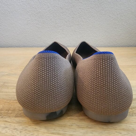 Rothy's Shoes Womens Size 9 Brown The Point Flats Pointed Toe Knit Washable - Picture 4 of 14